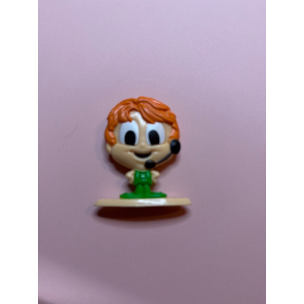 Generalโ Mills Lucky Leprechaun Figurine Orange Hair Green Headset
